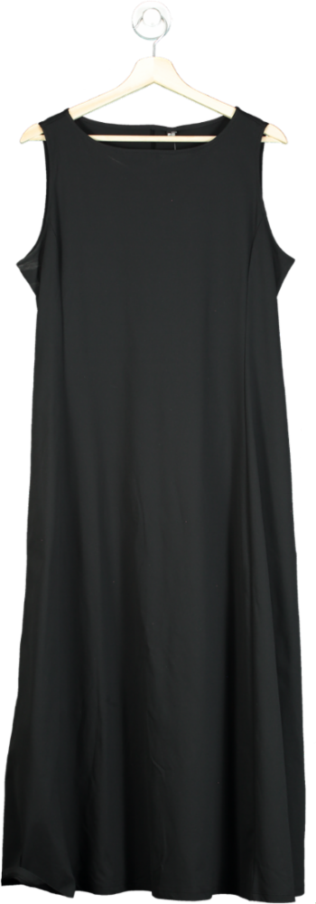 UNIQLO Black Sleeveless Maxi Dress XL