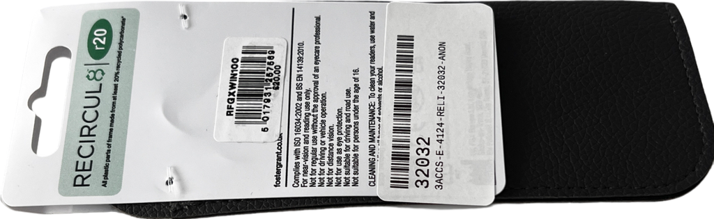 Foster Grant Rfgxin Lenses Reading Glasses +1 Red/black