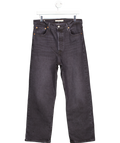 levis Black Ribcage Straight Ankle Jeans W31