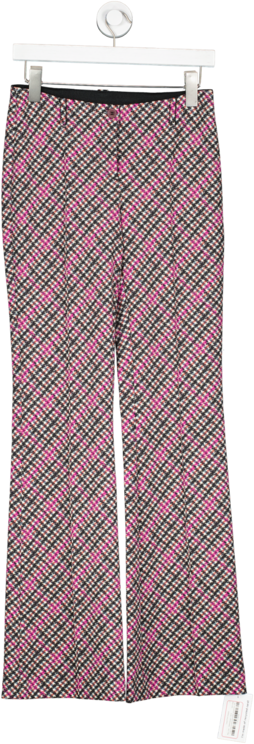 Marc Cain Multicoloured Tweed Print Trousers UK S
