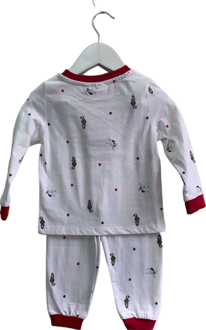 The White Company Multi Parrot Print Pyjama 1-1.5 Yrs
