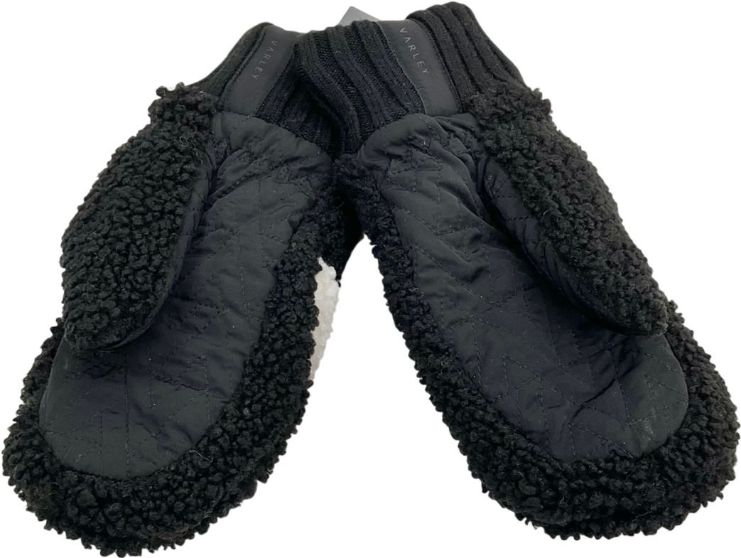 Varley Black Heyward Sherpa Mitten One Size