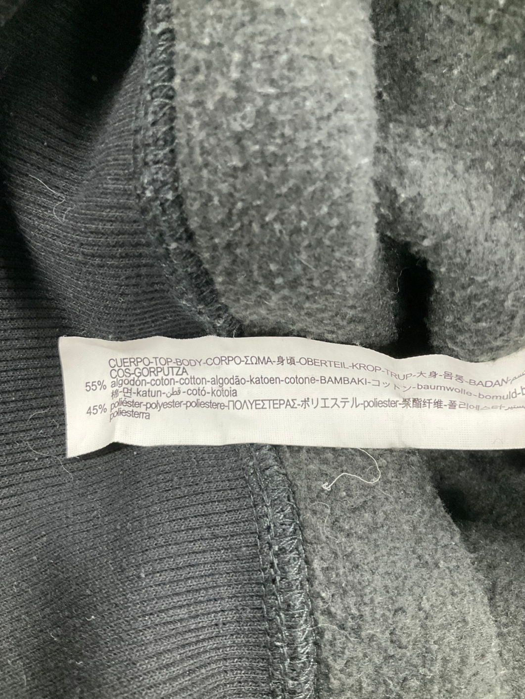 M&S Black Zip Through Knitted Sweater UK S