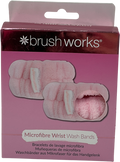 Brush works Microfibre Wrist Wash Bands - 2 Pack One size