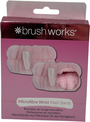 Brush works Microfibre Wrist Wash Bands - 2 Pack One size