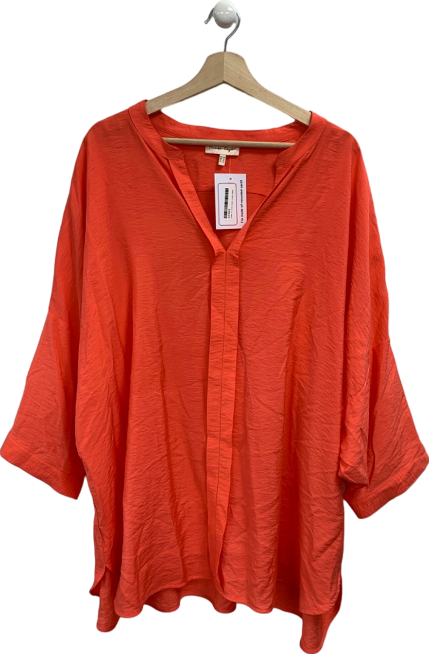 Phase Eight Orange Loose-Fit Blouse UK 26
