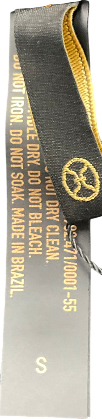 Vix + Bianca Brandolini Black Firenze Callie Bandeau Top & Firenze Callie Detail Bottom UK S/M