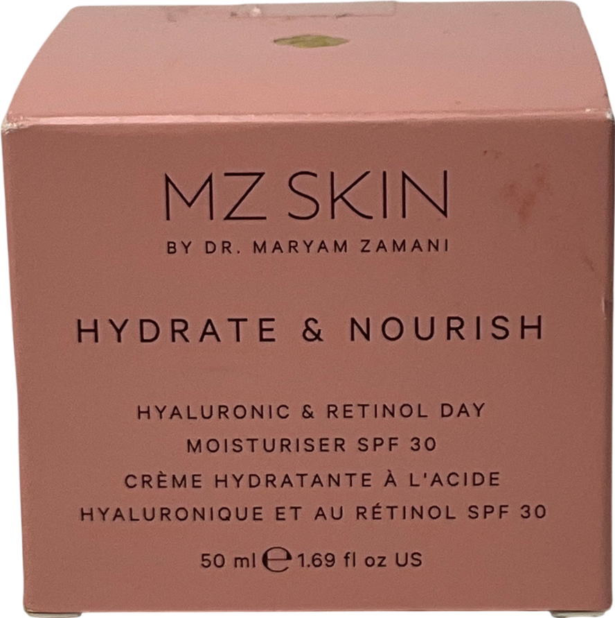 MZ Skin Hydrate & Nourish Age Defence Retinol Day Moisturiser Spf30 50ml