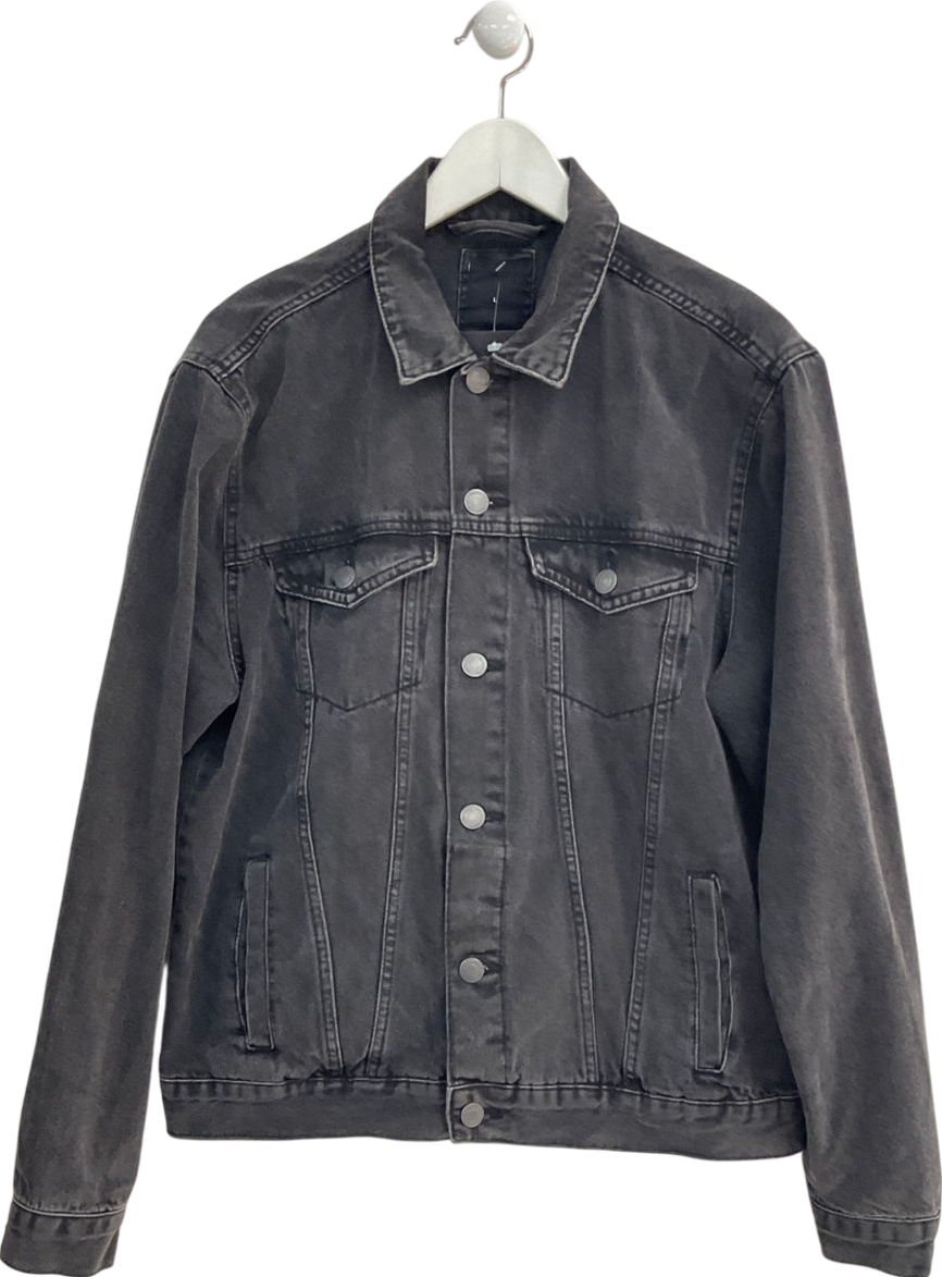 New Look Dark Grey Denim Western Jacket UK L