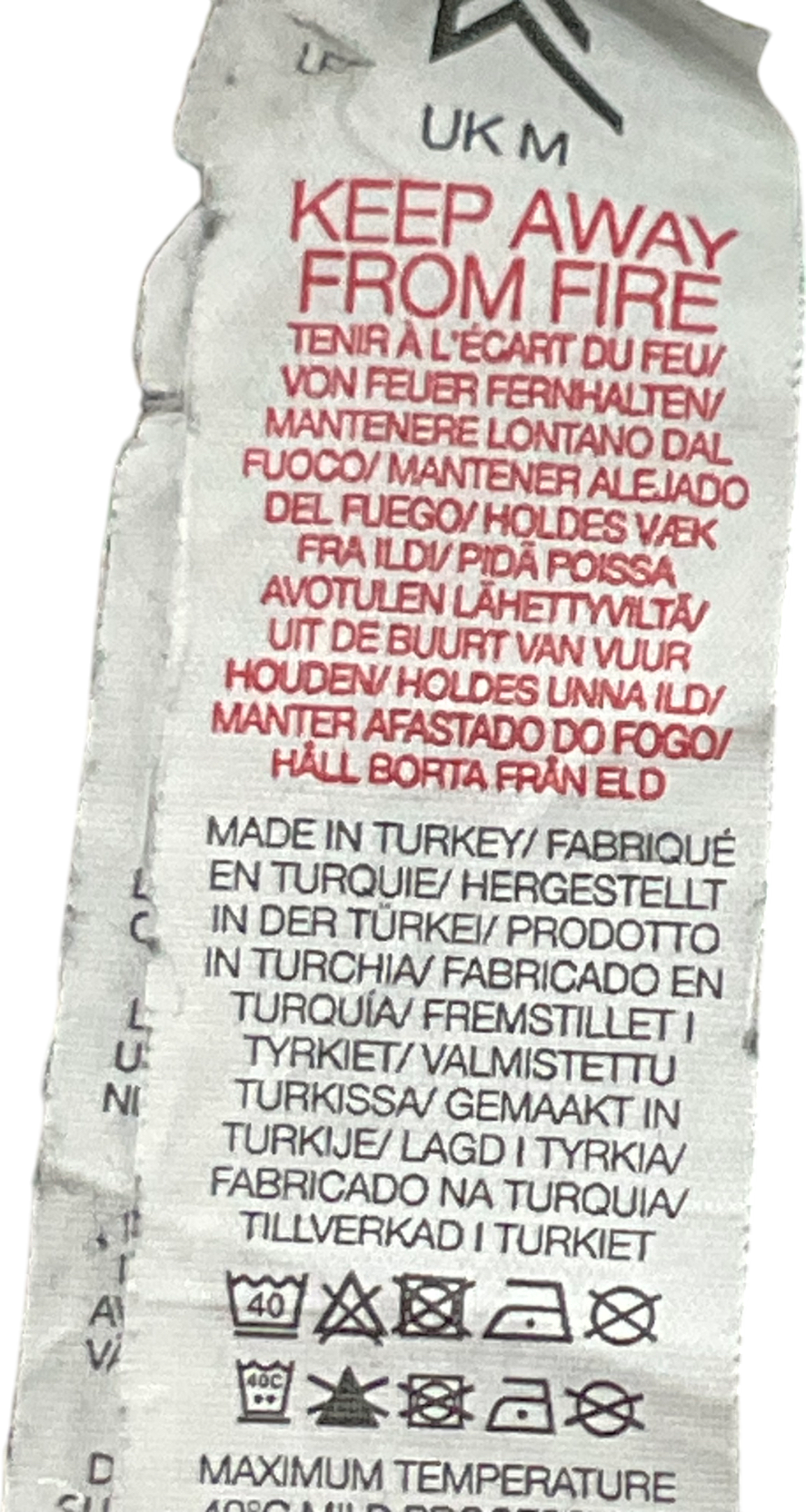 Oner Active Black Mid Weight 1/4 Zip Jumper UK M