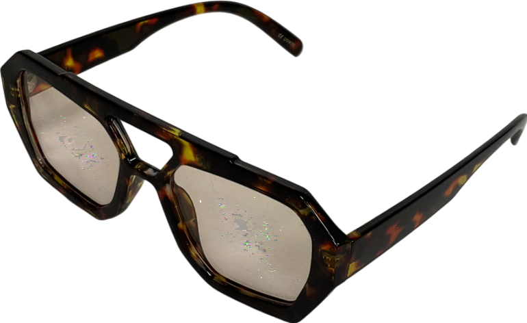 Jewel Boutique Brown Brooklyn Leopard Print Sunglasses One Size