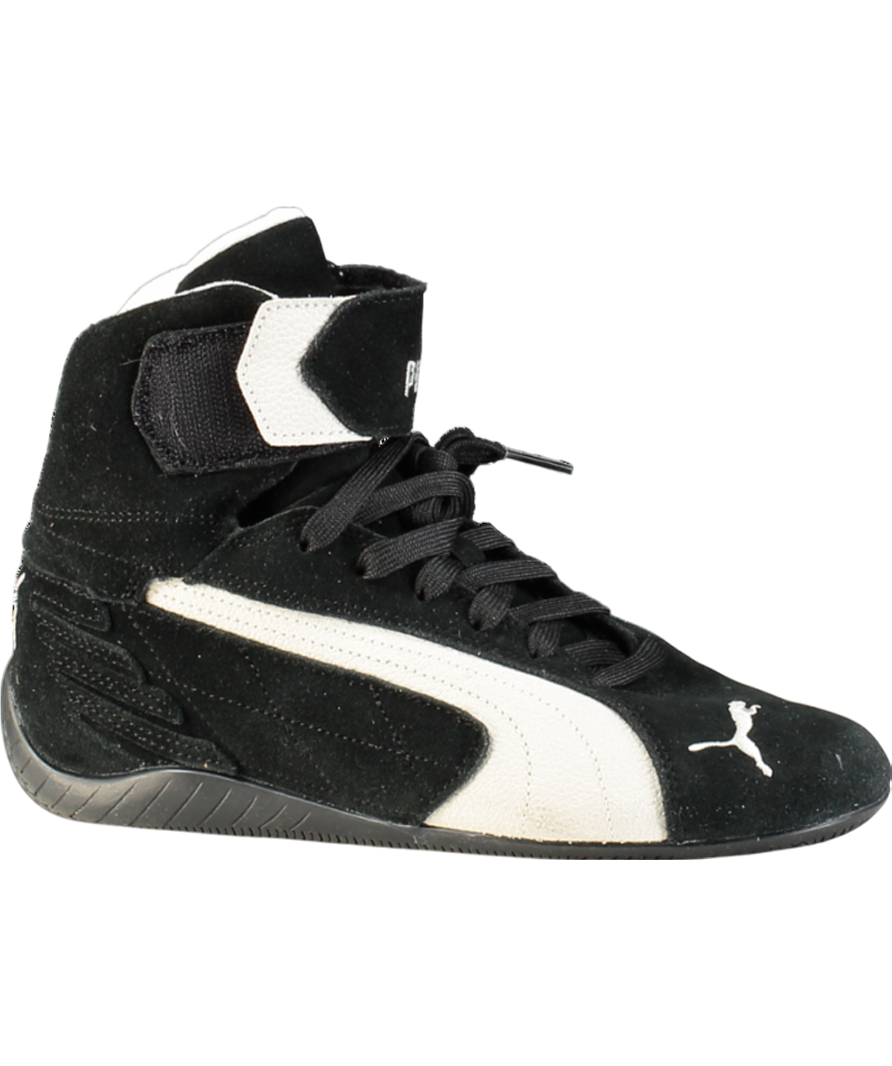 Puma Black / Warm White Speedcat Mid Sneakers Unisex UK 4 EU 37 👠