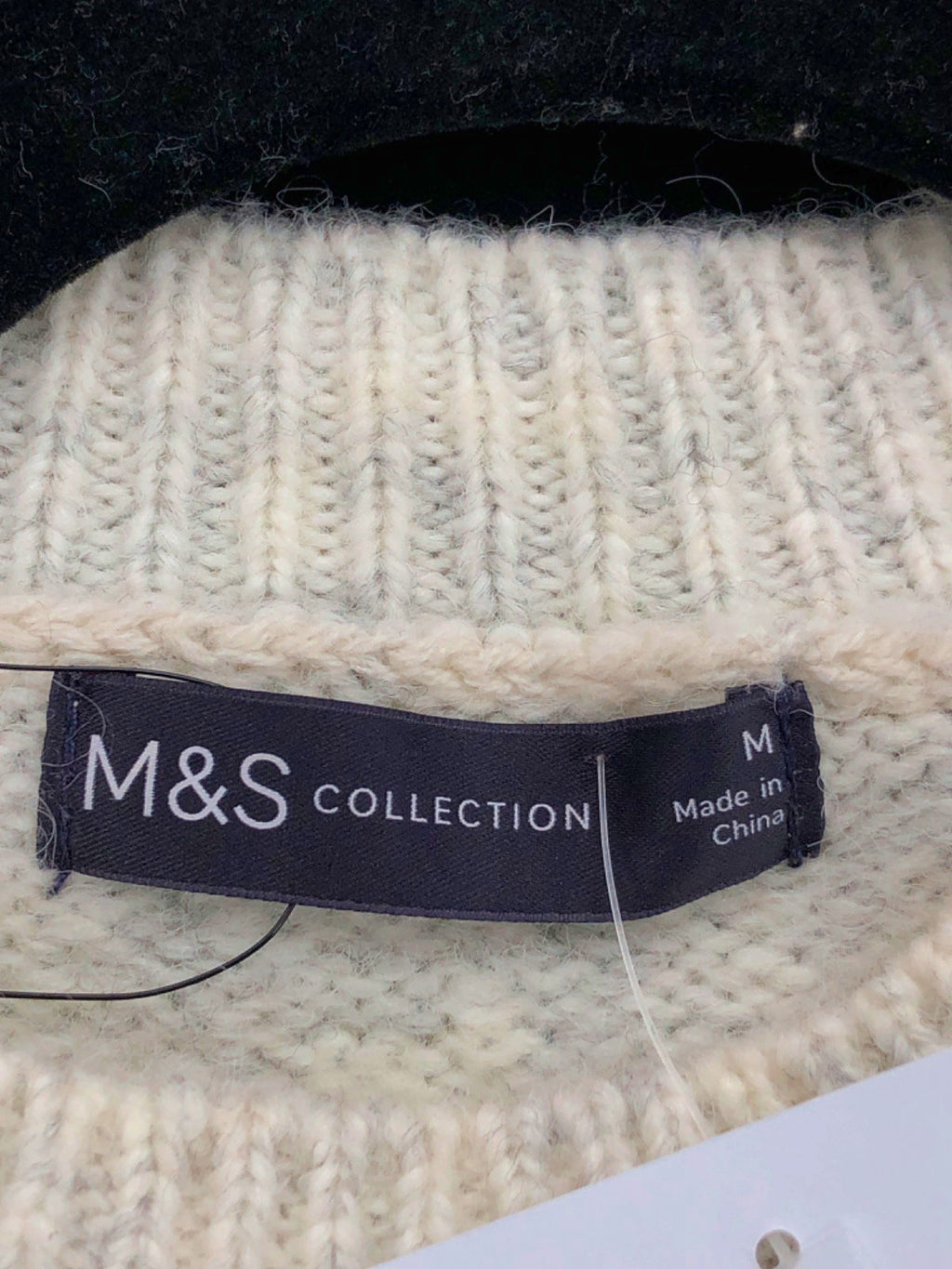 M&S Collection Grey Mix Sequin Spot Jumper UK M