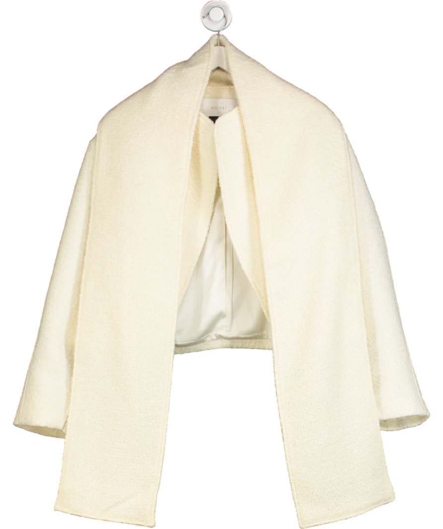 Meshki Cream Bree Scarf And Jacket - Ivory UK S