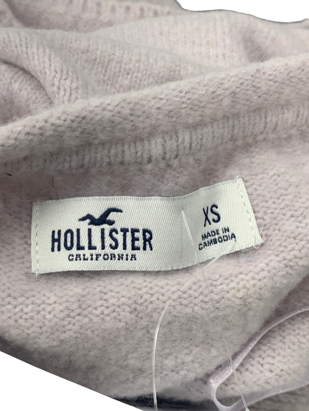 Hollister Purple Comfy Cloud Boxy Jumper UK XS