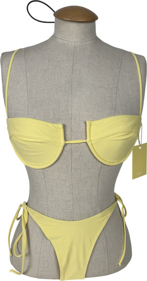 Kasela Yellow Underwire Bikini Set In Lemon UK S