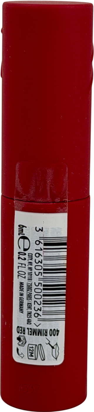 Rimmel Thrill Seeker Lip Latex Lip Stain 400 Rimmel Red 6ml