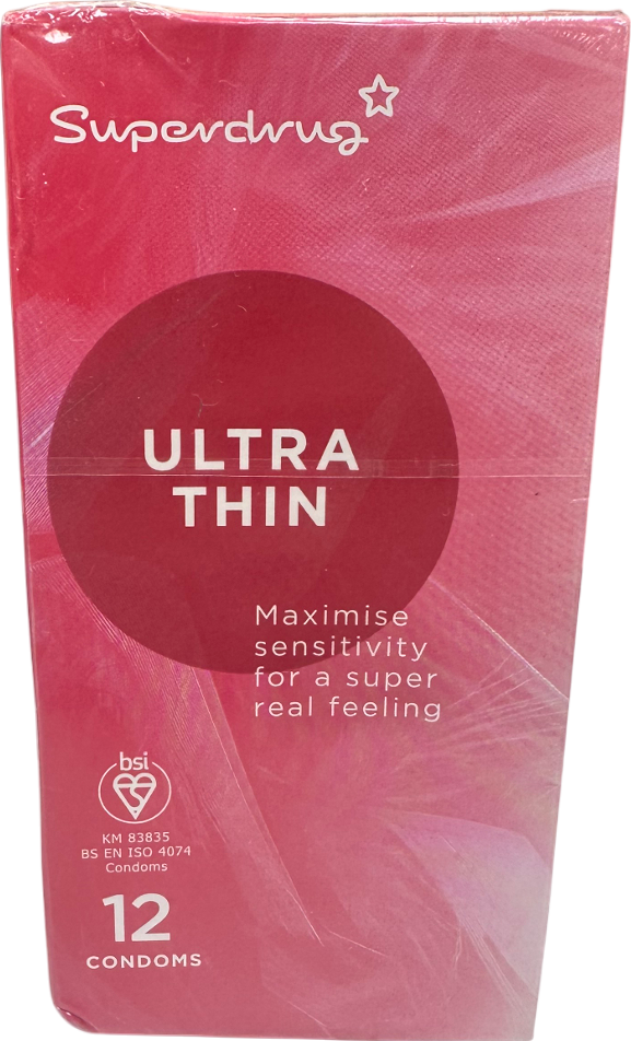Superdrug Ultra Thin Condoms 12 pack