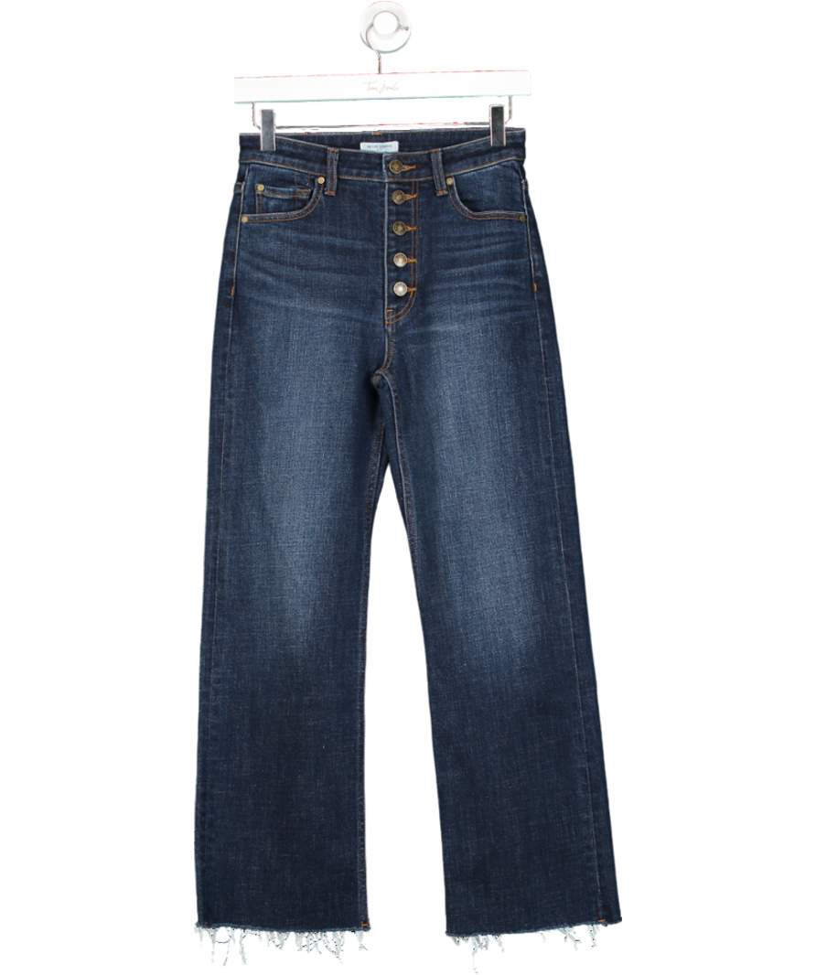 petite studio Blue Theo High Rise Straight Jeans UK XS