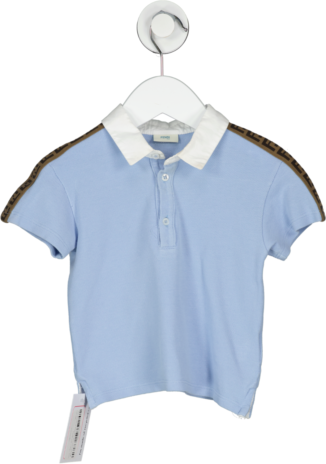 Fendi Blue Logo Polo Shirt 18-24 Months
