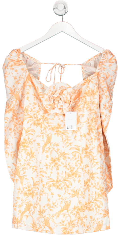 CAMI NYC Orange Swetha Dress UK XS
