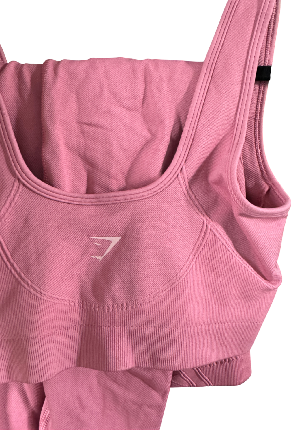 gymshark Pink 2-piece Crop Top And Activewear Leggings UK XS/S