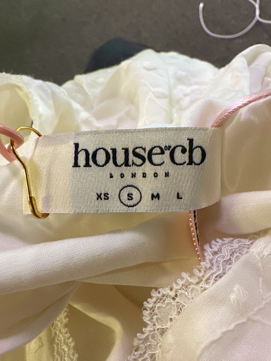 House of CB White Judy Dress UK S