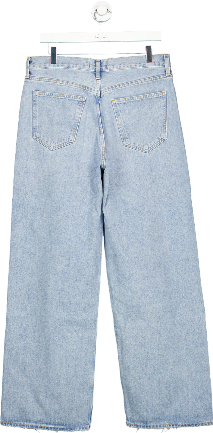 Agolde Light Blue Low Rise Baggy Jeans W32