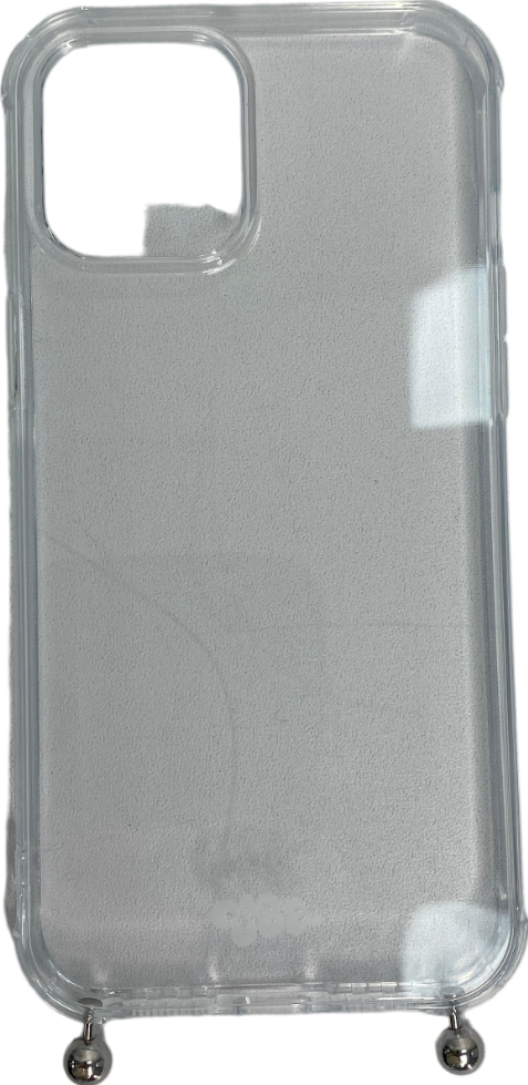 OSSA White Transparent Iphone 12 pro max Case.  Ball Stud Connection Feature One Size