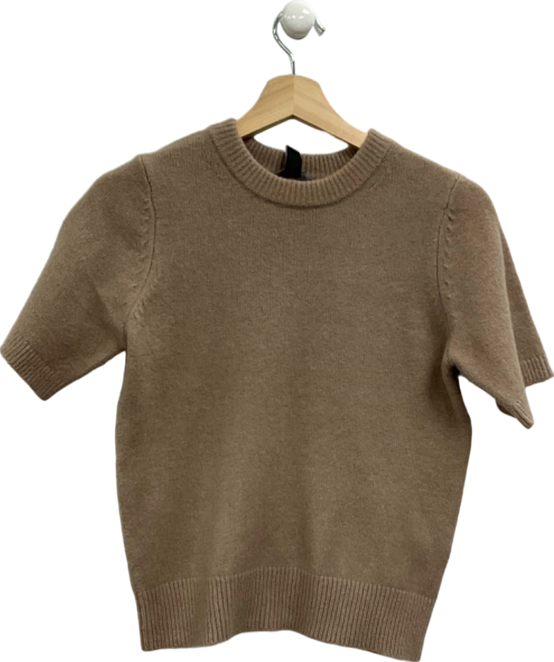 New Look Khaki Short Sleeve Jumper UK 6