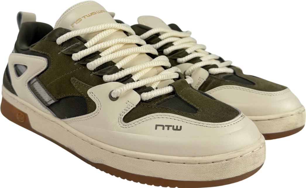 No two ways Cream Vault Kaki Trainers UK 9 EU 43 👞