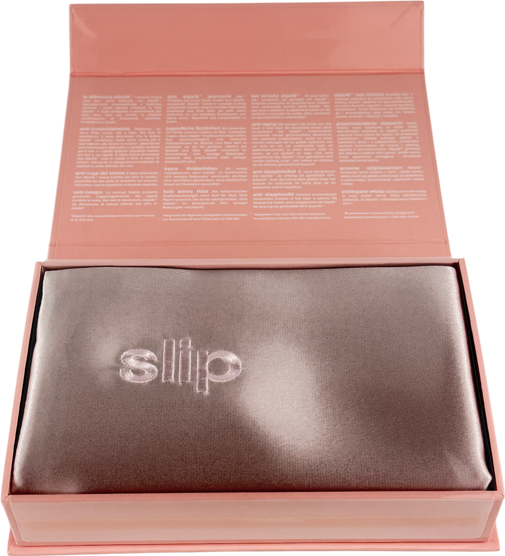 Silp Pink Queen Zippered Pillowcase One Size