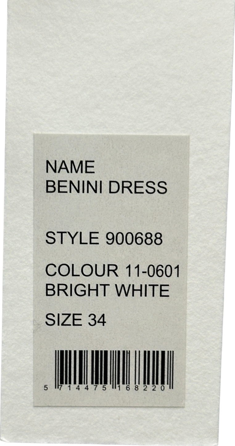 Remain Birger Christensen Bright White Benini Dress UK 6