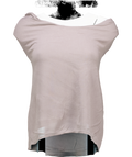 Indah Grey Halter Neck Drape Strappy Top UK XS