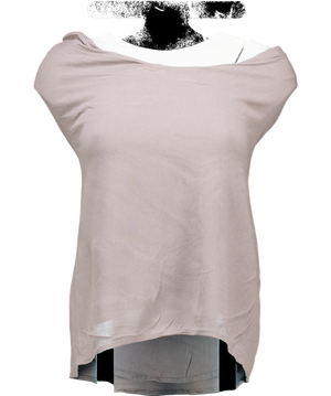 Indah Grey Halter Neck Drape Strappy Top UK XS