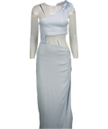 grace jacobs Blue Athena Shimmer Dress UK XS