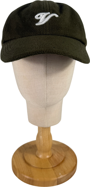 Varley Forest Green Rains Logo Fleece Cap