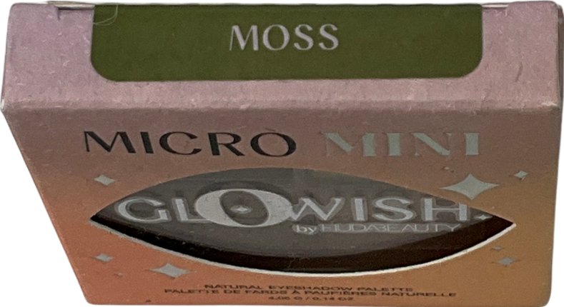 Huda Beauty Glowish Micro Mini Natural Eyeshadow Palette Moss 4g