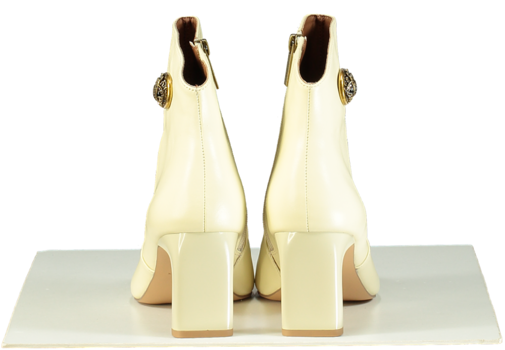 Kurt Geiger Cream Kensington Ankle Boots Size EU 41 UK 8