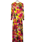 Nadine Merabi Yellow Floral Sofia Maxi Dress UK M