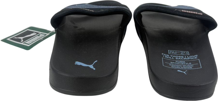 Puma Black Suede Sliders UK 8 EU 42 👞