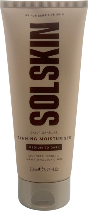 Solskin Gradual Tanning Moisturiser Medium Dark 200ml