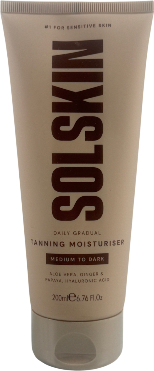 Solskin Gradual Tanning Moisturiser Medium Dark 200ml