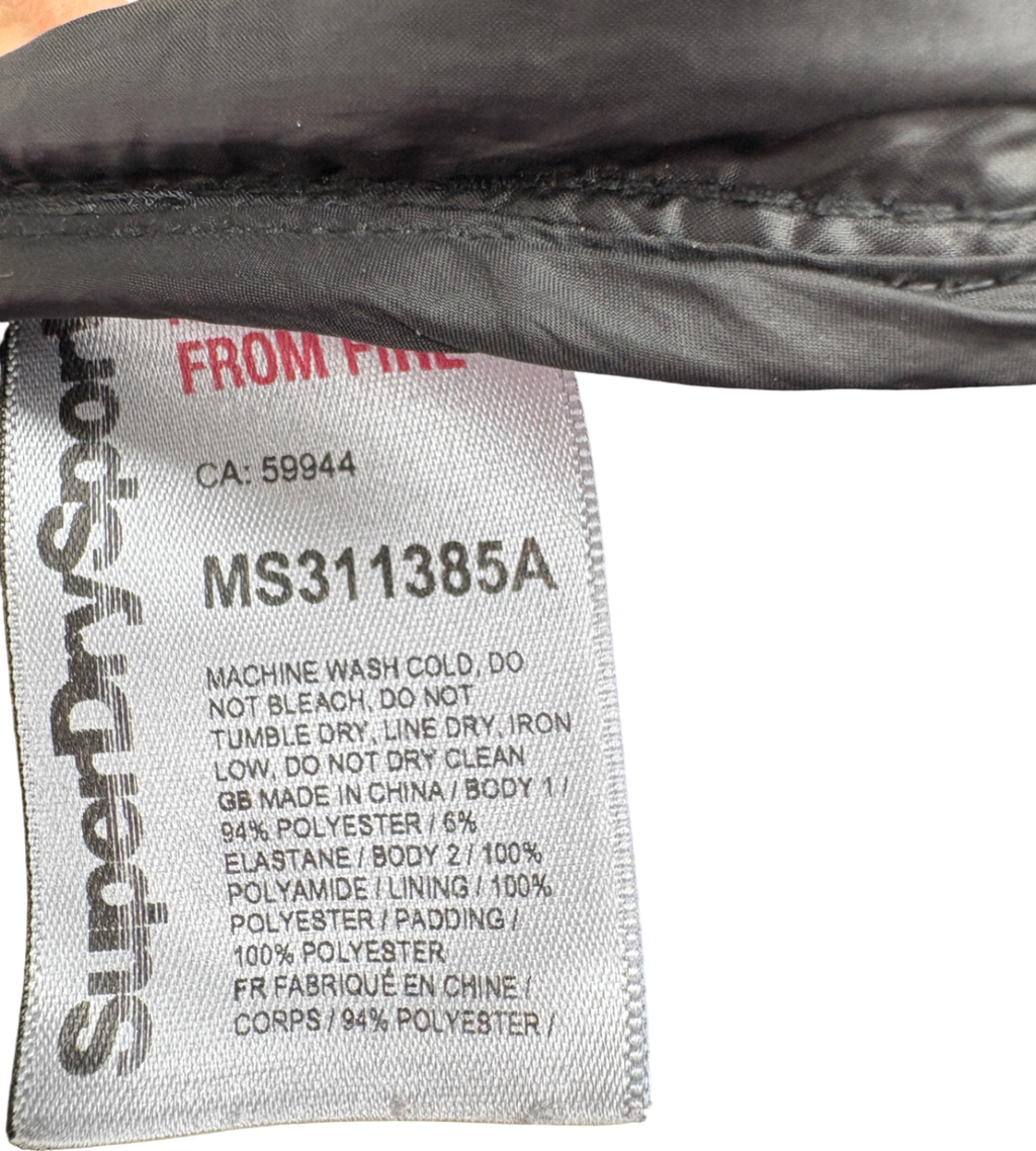 Superdry Black Lightweight Gilet UK L