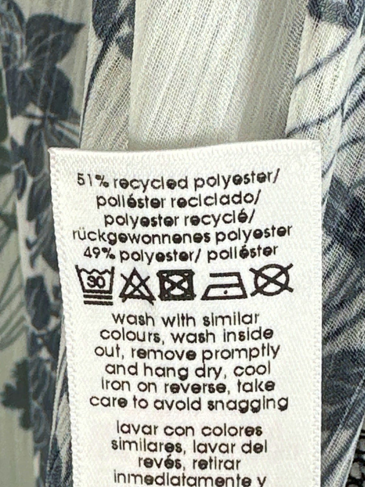 LIVE Black and White Floral Kimono UK 28