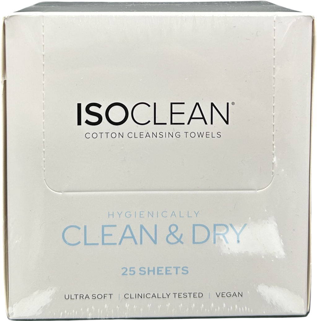 Isoclean Cotton Cleansing Towels 25 sheets