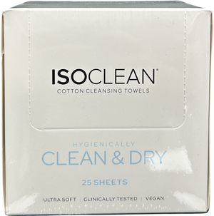 Isoclean Cotton Cleansing Towels 25 sheets