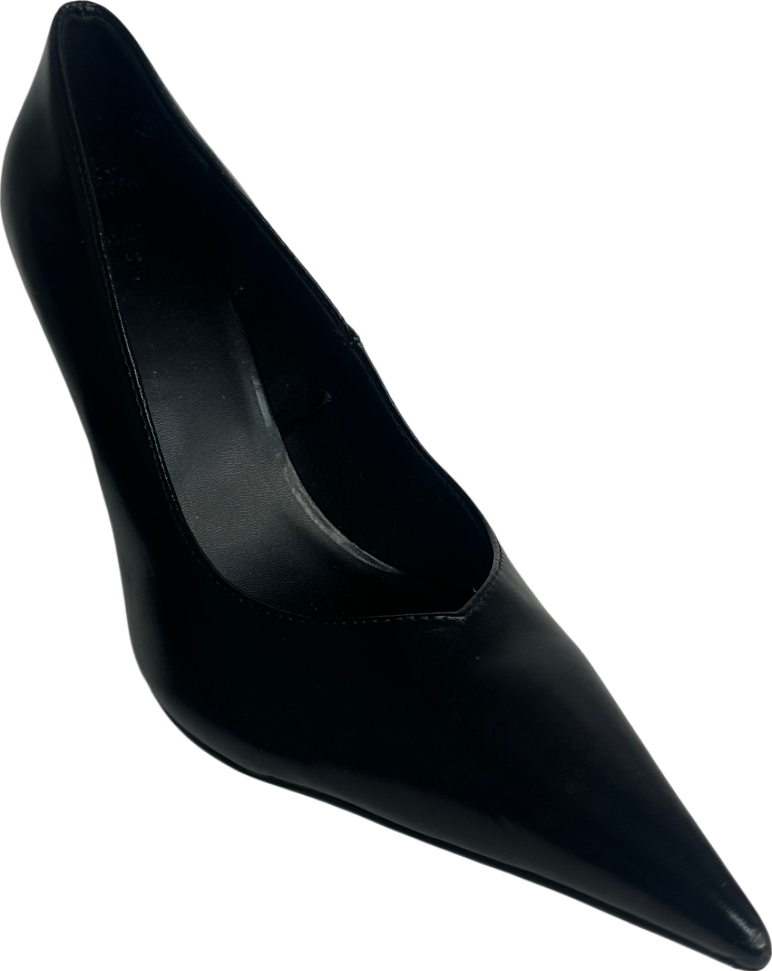 H&M Black Pointed Court Shoes UK 7 EU 40 👠