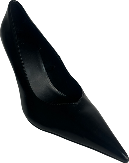 H&M Black Pointed Court Shoes UK 7 EU 40 👠