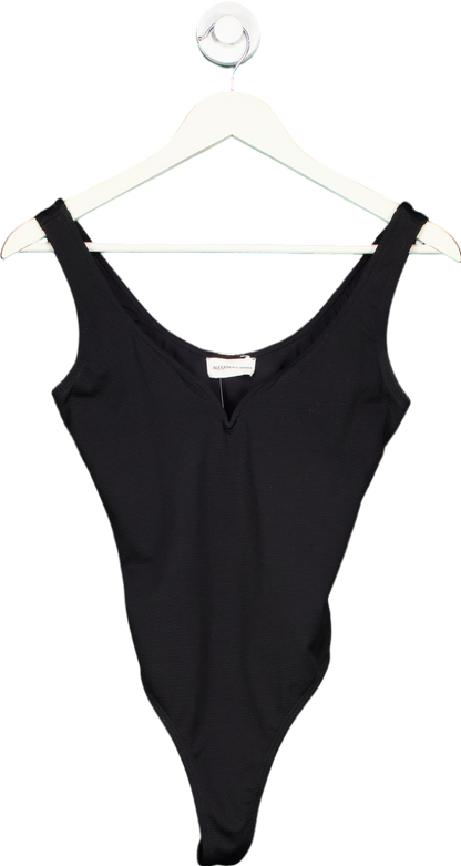 Alexandra Miro Black sculpted neckline Swimsuit UK M